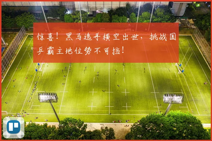 惊喜！黑马选手横空出世，挑战国乒霸主地位势不可挡！